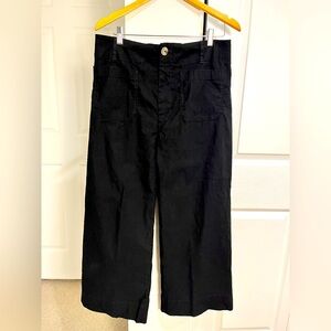 Maeve Midnight Black Ankle Pants
